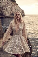 Long sleeve sequin dress - Image 4