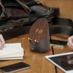 Wooden Speaker Smart Induction Speaker Phone Holder - Image 3