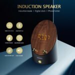 Wooden Speaker Smart Induction Speaker Phone Holder - Image 2