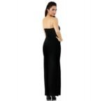Figure Long Dress Rhinestone Strap - Image 2