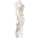 Crossbody Sleeveless Slim Fit Dress - Image 3