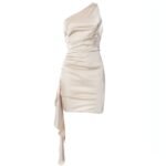 Crossbody Sleeveless Slim Fit Dress - Image 6