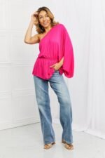 White Birch Forever And Always Full Size One Shoulder Top.... - Image 4