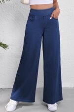 Sail Blue Medium Wash Straight Leg Loose Casual Jeans - Image 4