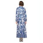 Printed Long Sleeve Dress - Image 3
