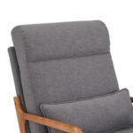 LuneluX_Home – Scandinavian Lounge Chair (Dark Gray) - Image 4