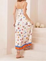 Printed Square Neck Cami Dress - Image 3