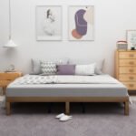 LuneluX_Home – Queen Size Solid Wood Platform Bed Frame - Image 2