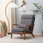 LuneluX_Home – Scandinavian Lounge Chair (Dark Gray) - Image 6