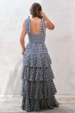 Jade By Jane Gingham Tiered Maxi Dress - Image 2