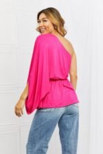 White Birch Forever And Always Full Size One Shoulder Top.... - Image 2