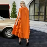 Short Sleeve Pleated Dress - Image 4