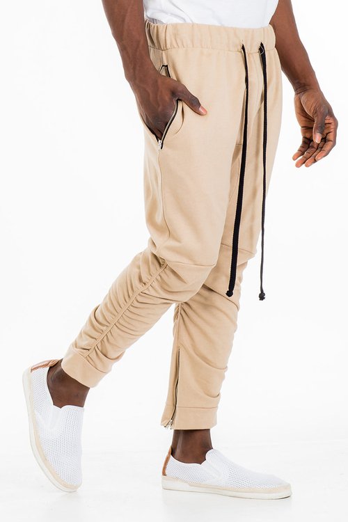 P101_KH_S.jpg Gathered Cotton Sweats - Image 1