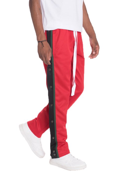 REDS_8d5c1033-fe60-4952-ad33-21bba8c1da04-1.jpg Snap Button Track Pants TP0593 - Image 1