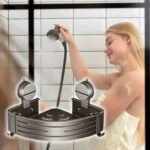 Perforation-Free Bathroom Storage Tripod Wall-Mounted Adjustable - Image 3