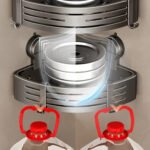 Perforation-Free Bathroom Storage Tripod Wall-Mounted Adjustable - Image 2