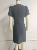 A1. Tube Top Three Bowknot Connection Hollowed Fashion Puff Sleeve - Image 9