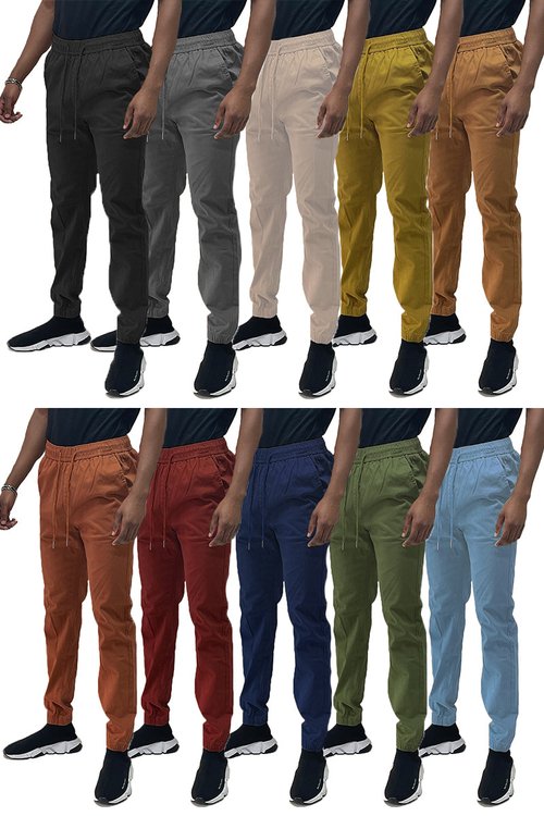 afashiongomain2_9e3cd889-635d-4975-bf4c-e6e4b5bc3f85.jpg Solid Jogger Pants J133 - Image 1
