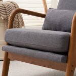 LuneluX_Home – Scandinavian Lounge Chair (Dark Gray) - Image 5