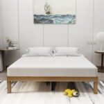 LuneluX_Home – Queen Size Solid Wood Platform Bed Frame - Image 4