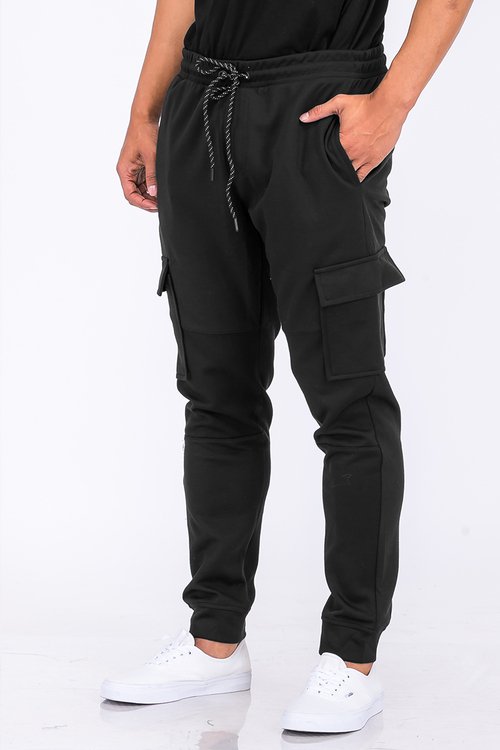 data-110.jpg Cotton Blend Cargo Joggers J114 - Image 1