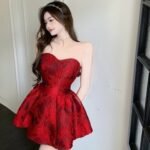 French Style Vintage Printed Sexy Dress - Image 2