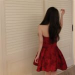 French Style Vintage Printed Sexy Dress - Image 3
