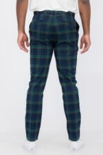 Plaid Slim Fit Trouser Pants SR007 - Image 3