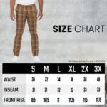 Plaid Slim Fit Trouser Pants SR001 - Image 4
