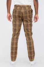 Plaid Slim Fit Trouser Pants SR002 - Image 2