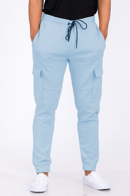 data-65.jpg Cotton Blend Cargo Joggers J114 - Image 1
