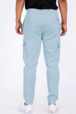 Cotton Blend Cargo Joggers J114 - Image 3