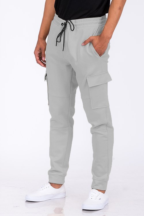 data-90.jpg Cotton Blend Cargo Joggers J114 - Image 1