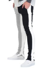 SLICE TRACK PANTS TWO TONE COLOR BLOCK JOGGERS P159