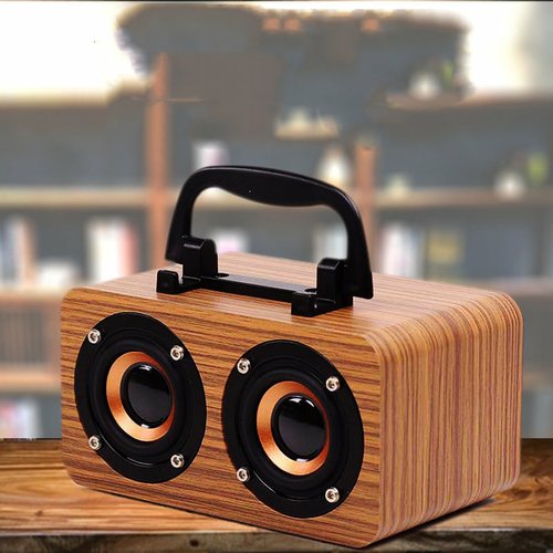 df495c7d-04d0-4ef6-b5ca-1a7457d1ea73.jpg Wooden Wireless Bluetooth Speaker Portable Outdoor - Image 1