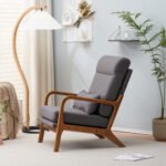 LuneluX_Home – Scandinavian Lounge Chair (Dark Gray) - Image 7
